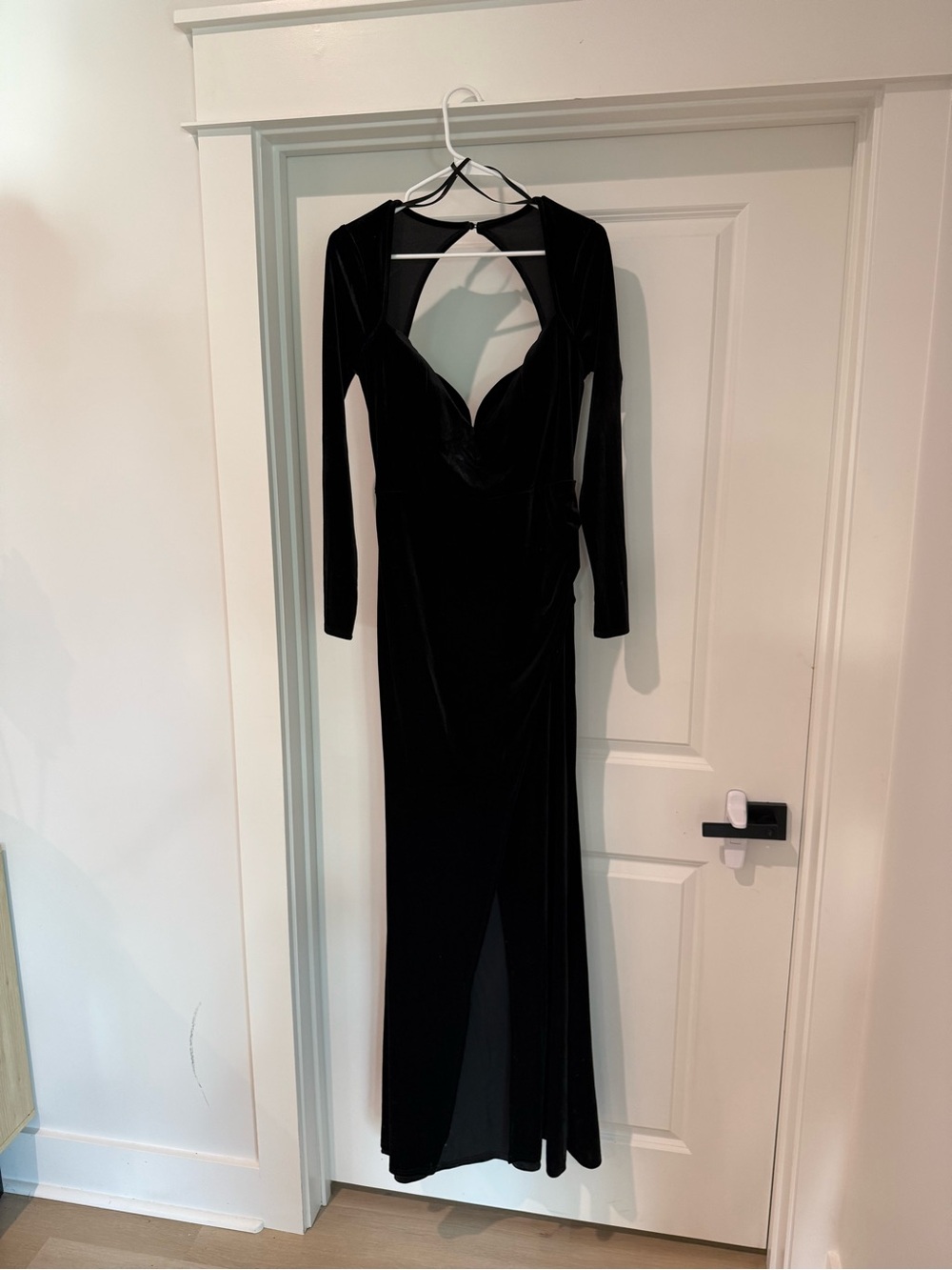 Fashion Nova Elevated Party Velvet Maxi Dress Nwt